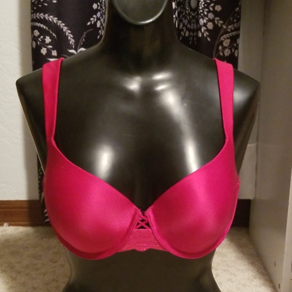 Self Expressions Dark Pink Push Up Bra 36C